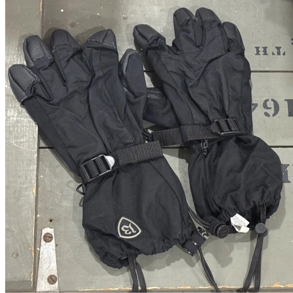 VINTAGE BURTON APPROACH SNOWBOARDING GLOVES 2001 MINT GOTHIC 13 SHIELD ARCHIVAL